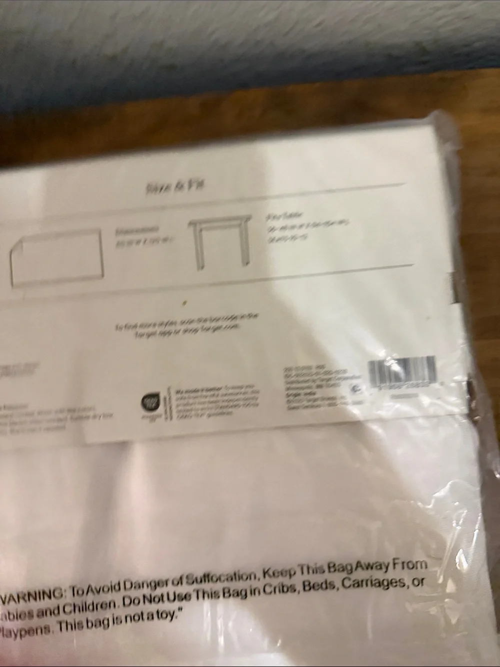 Threshold White Rectangular Tablecloth 60”x 120” NEW